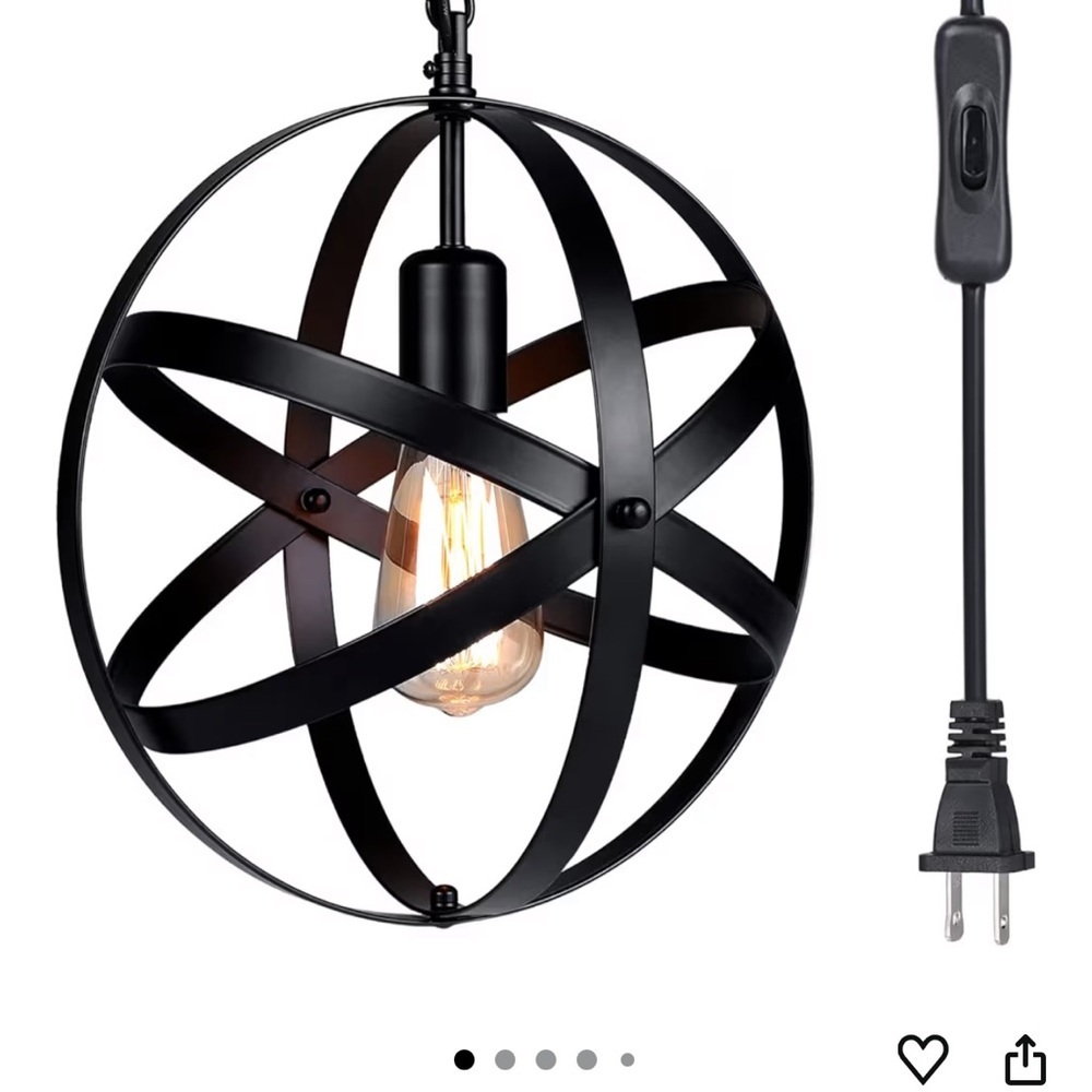 Black Modern Home Accent Lantern